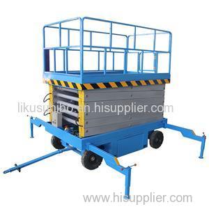 Rear Drive Scissor Lift