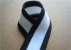 Custom Logo Woven Jacquard Ribbon Spandex Gray for Home Textiles