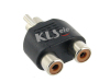 KLS1-PTJ-17 (RCA Plug To RCA Jack x2)