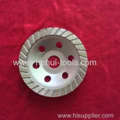 metal bond diamond cup wheel-turbo style