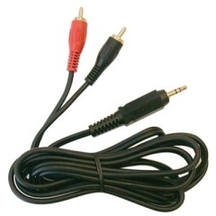 KLS17-SRP-03 (Stereo Plug To RCA Plug)