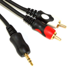 KLS17-SRP-02 (Stereo Plug To RCA Plug)