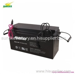 Deep Cycle 12V150ah Solar Gel Battery with 20years Life