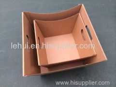 craft cardboard with recycled materail strang large deluxe hamper tray one piece selflock