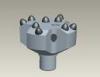 Borehole Drilling Impact Drill Bits Tungsten Carbide / 42 CrMo / YG11C Alloy Steel Material