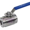 1 Piece Stainless Steel High Pressure Ball Valve