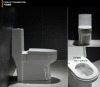 Bathroom Ceramic One Piece Siphon Toilet S-trap 300mm Roughing-in