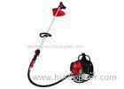 Gas / Petrol Backpack Brush Cutter with Straight Metal Blade Cutting Type