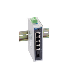 4 10/100M RJ45 ports + 1 100M FX Rail Type Ethernet switch