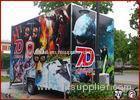 Movable Amazing 7D Rider Amusement Park Games With 6 Seats 6Dof