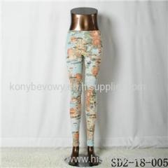 SD2-18-005 Fashion Knitting Open Smile Slim Legging