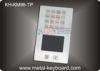 High reliability Kiosk Digital Panel Mount Keyboard Stainless Steel water resistant