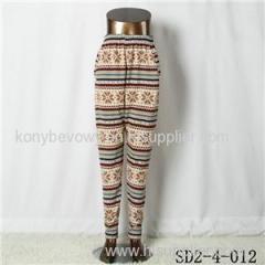 SD2-4-012 Popular Knit Boho Loose Relaxed Leggings