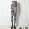 SD2-4-003 Fashion Knit Boho Rhombus Elastane Leggings