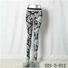 SD1-3-012 Women Fashion Sexy Woven Printing High-waist Comfortable Leggings