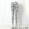 SD1-3-006 Women Fashion Sexy Woven Printing High-waist Slimming Leggings