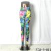 SD2-6-011 Fashion Knit Low-waist Sea Print Leggings