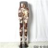 SD2-6-010 Elastic Knit Cartoon Print Slim Leggings