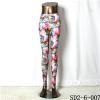 SD2-6-007 Knit Elastic Mosaic Print Fashion Leggings