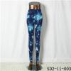 SD2-11-003 Latest Fashion Knit Colorful Starry-sky Print Slim Leggings