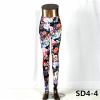 SD4-4 Fashion High-waist Flower Knit Yoga Lady Pants