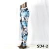 SD4-2 Knit Fashion Mosaic Yoga Sport Leggings