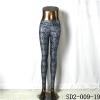 SD2-9-019 High-elastic Slim Fashion Light Yogon Print Sexy PU Leggings