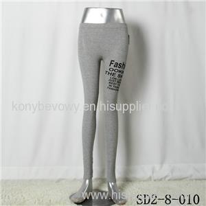 SD2-8-010 Latest Popular Knit Fashion Elastic Alphabet Slim Leggings