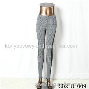 SD2-8-009 Latest Popular Knit Fashion Elastic Montage Leggings