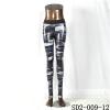 SD2-9-012 High-elastic Slim Fashion Light Yogon Sexy Camouflage PU Leggings