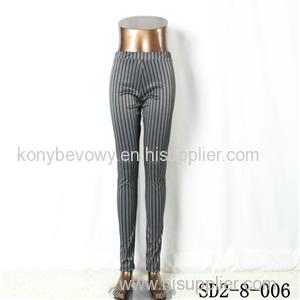 SD2-8-006 Latest Popular Knit Fashion Elastic Strip Slim Pants
