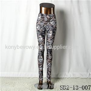 SD2-13-007 Fashion Knit Tiger Print Sexy Leggings