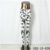 SD2-15-020 New Style Popular Knit Black And White Flower Slim Leggings