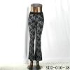 SD2-10-018 Fashion Popular Knit Jacquard High-waist Flower Leggings