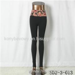 SD2-3-13 Latest Popular Pure Cotton Knit High-waist All-match Leggings