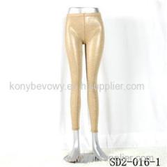 SD2-16-001 Fashion Gold Low-waist Slim Leggings