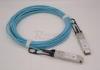 Data Communication Ethernet 100G QSFP28 AOC Cable Transmission on OM3