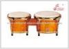 White Toon Wooden Bongo Drums Musical Instruments For Latin Music / Arab Music / Jazz Music