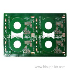 Shengyi FR4 Basis PCB with OSP Surface Finish Green Solder Mask and White Silkscreen