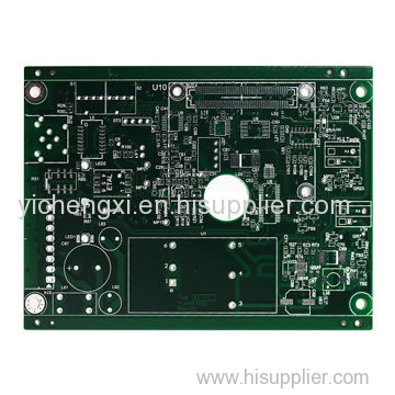 Lead-free HASL PCB with Halogen-free Solder Mask 4-mil Line Width 1oz Finishing Copper Thickness