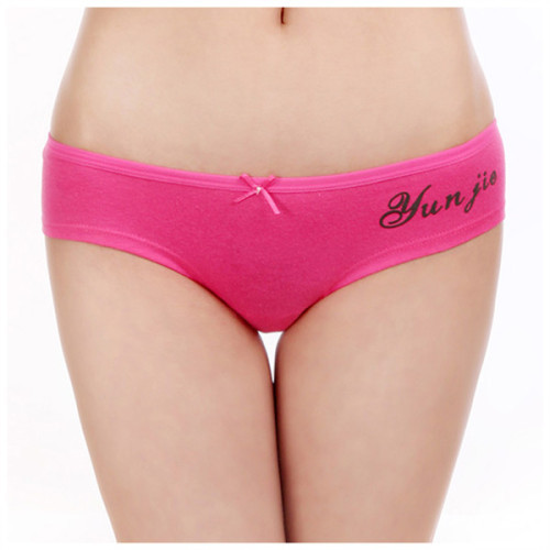 Sex slim girl panties for style new design yunjie printing underwear wholesale cotton panty