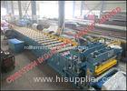 Pre painted Iron Roof Panel Roll Forming Machine / Roof Tile making Machine