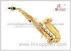 Bb Key Soprano Sax Saxophone Musical Instruments With Bakelite Head Material