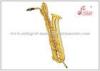 Woodwind Musical Instruments Baritone Saxophone Eb Low A# Gold Lacquered