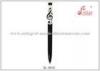 Black / White Ball Pen Colorful Music Related Gifts Light Weight