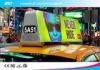 Wireless SMD 2727 Taxi Led Display / Taxi Top Sign for Dynamic Advertising