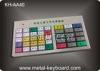 IP65 Waterproof Stainless Steel Keyboard with 40 keys for Highway toll Kiosk Machine