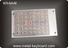 Anti - vandal Metal Stainless Steel Keyboard for Charging Kiosk with 48 Keys