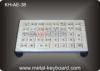 Water proof Metallic Industrial Keyboards IP65 For Parkingcontrol system