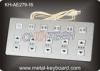Anti - corrosive Metal Kiosk Keyboard industrial with Stainless Steel Material